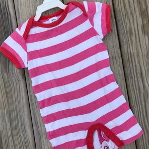 Boden one-piece.  Pink/white stripe